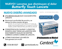 Cargar imagen en el visor de la galería, Lancetas Butterfly Touch